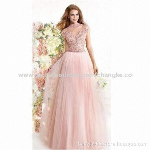 Prom dresses, embroider with beading, sexy open back